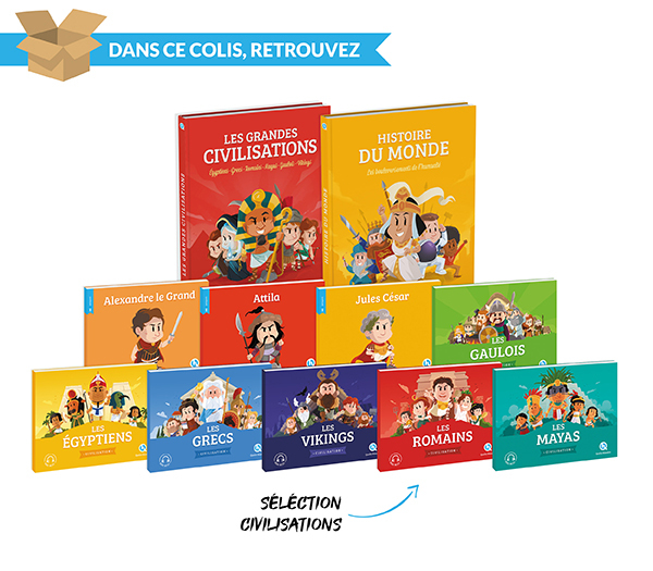 Colis vrac - Grandes civilisations 23 ex - 2026