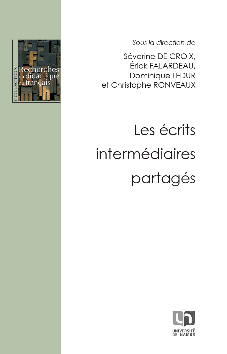 LES ECRITS INTERMEDIAIRES PARTAGES.