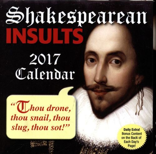 SHAKESPEAREAN INSULTS 2017
