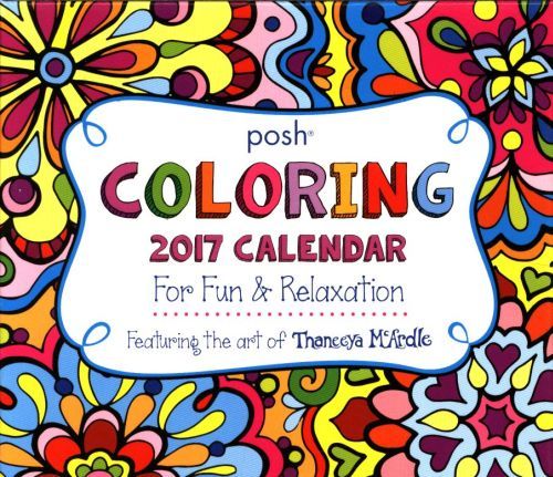 POSH: COLORING 2017 DAY-TO-DAY CALENDAR
