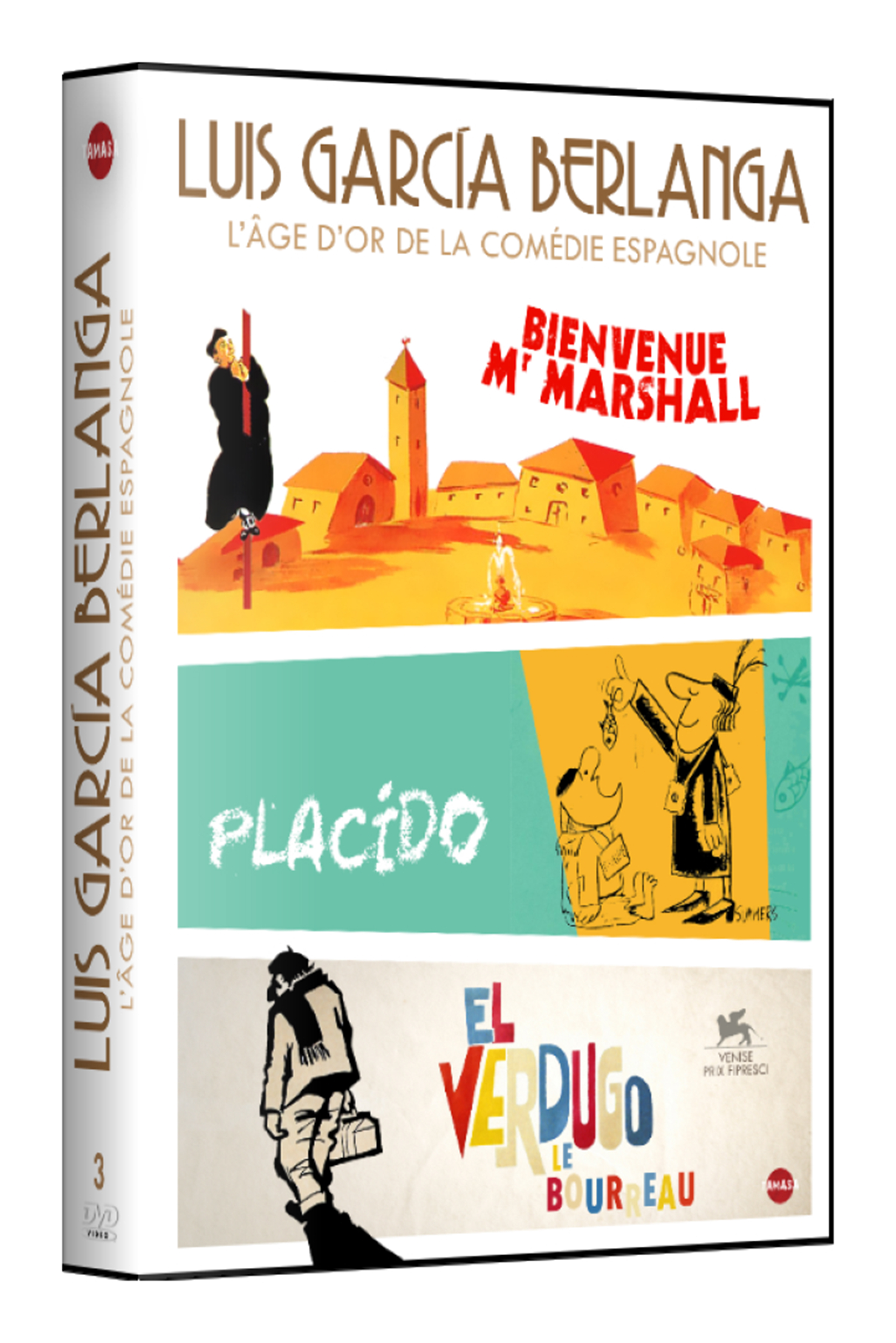 LUIS GARCIA BERLANGA - AGE D'OR DE LA COMEDIE ESPAGNOLE - 3DVD