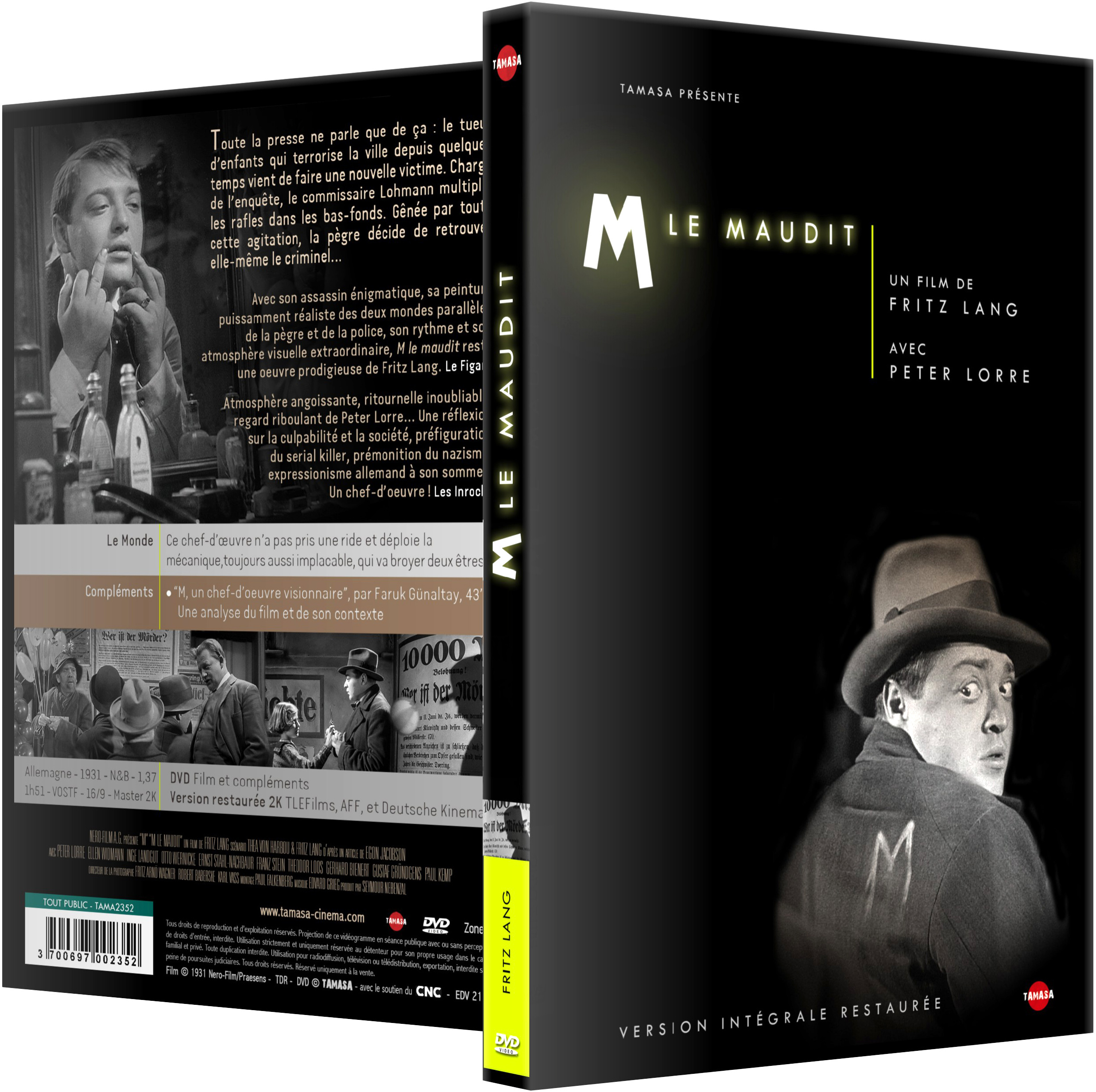 M LE MAUDIT - DVD