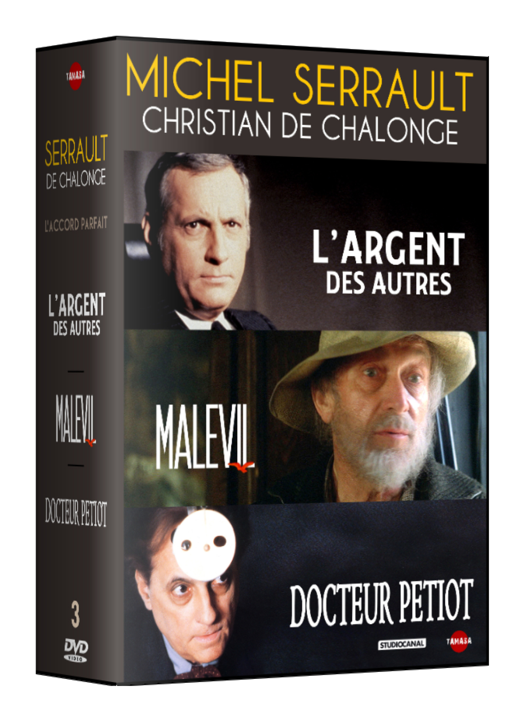 COFFRET DE CHALONGE/SERRAULT - 3 DVD