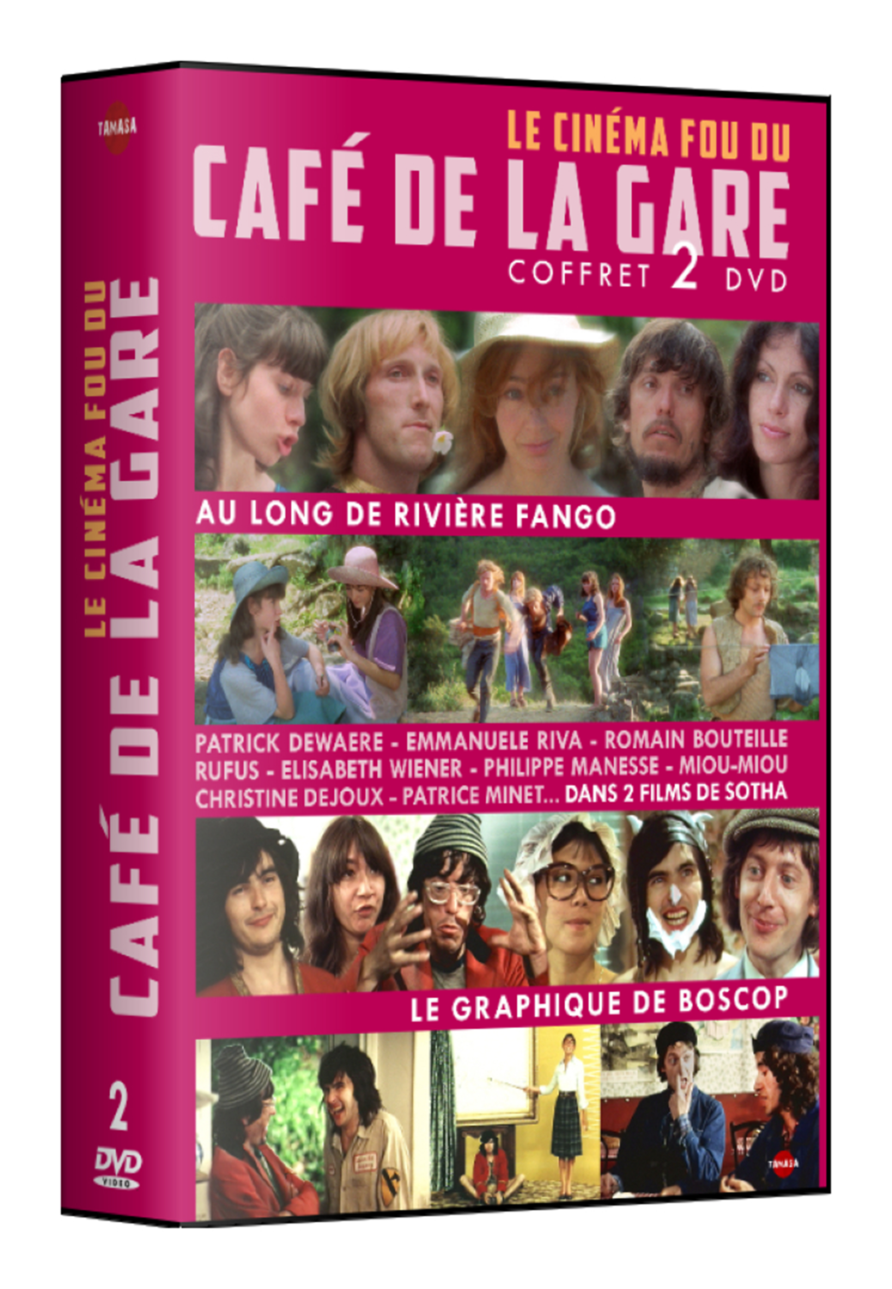 CINEMA FOU DU CAFE DE LA GARE - 2 DVD