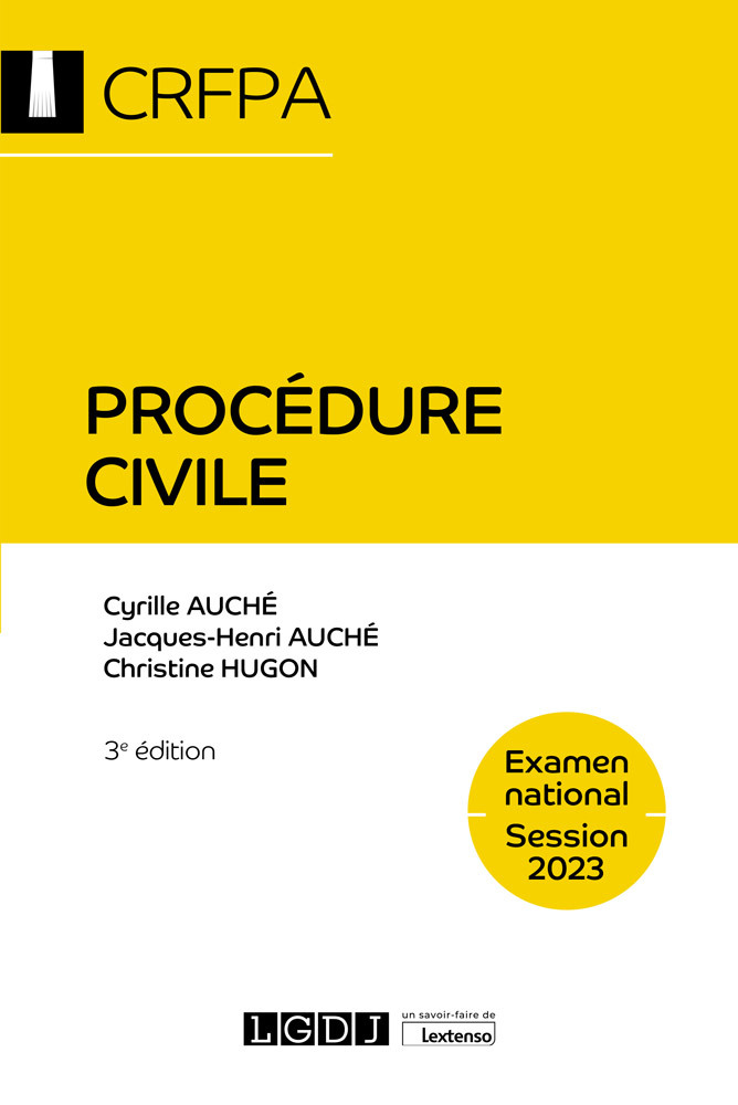 Procédure civile - CRFPA - Examen national Session 2023