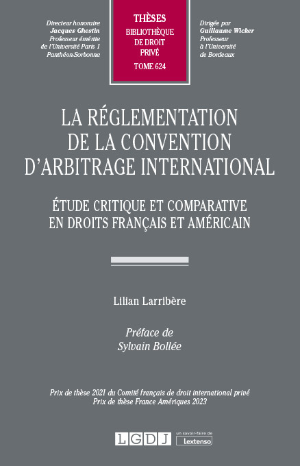 La réglementation de la convention d'arbitrage international