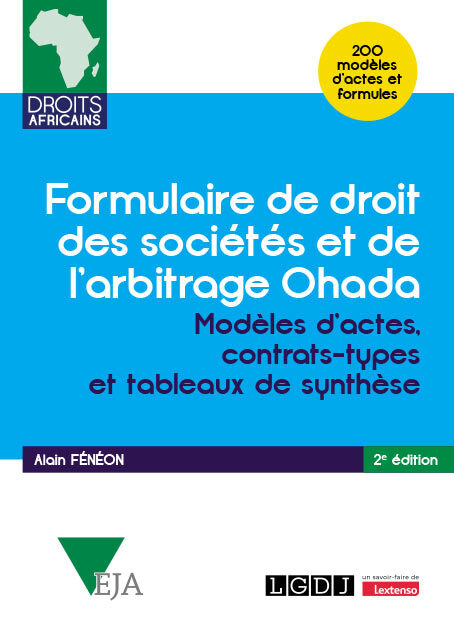 Formulaire de droit des sociétés et de l'arbitrage Ohada
