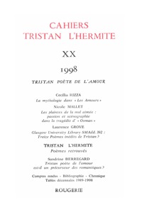 Cahiers Tristan L'Hermite