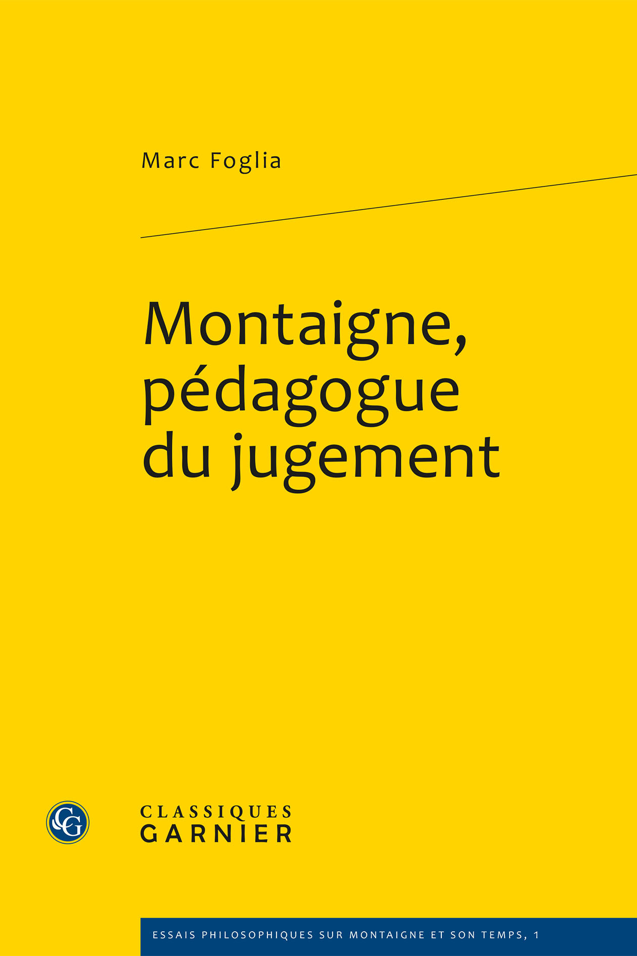 Montaigne, pédagogue du jugement