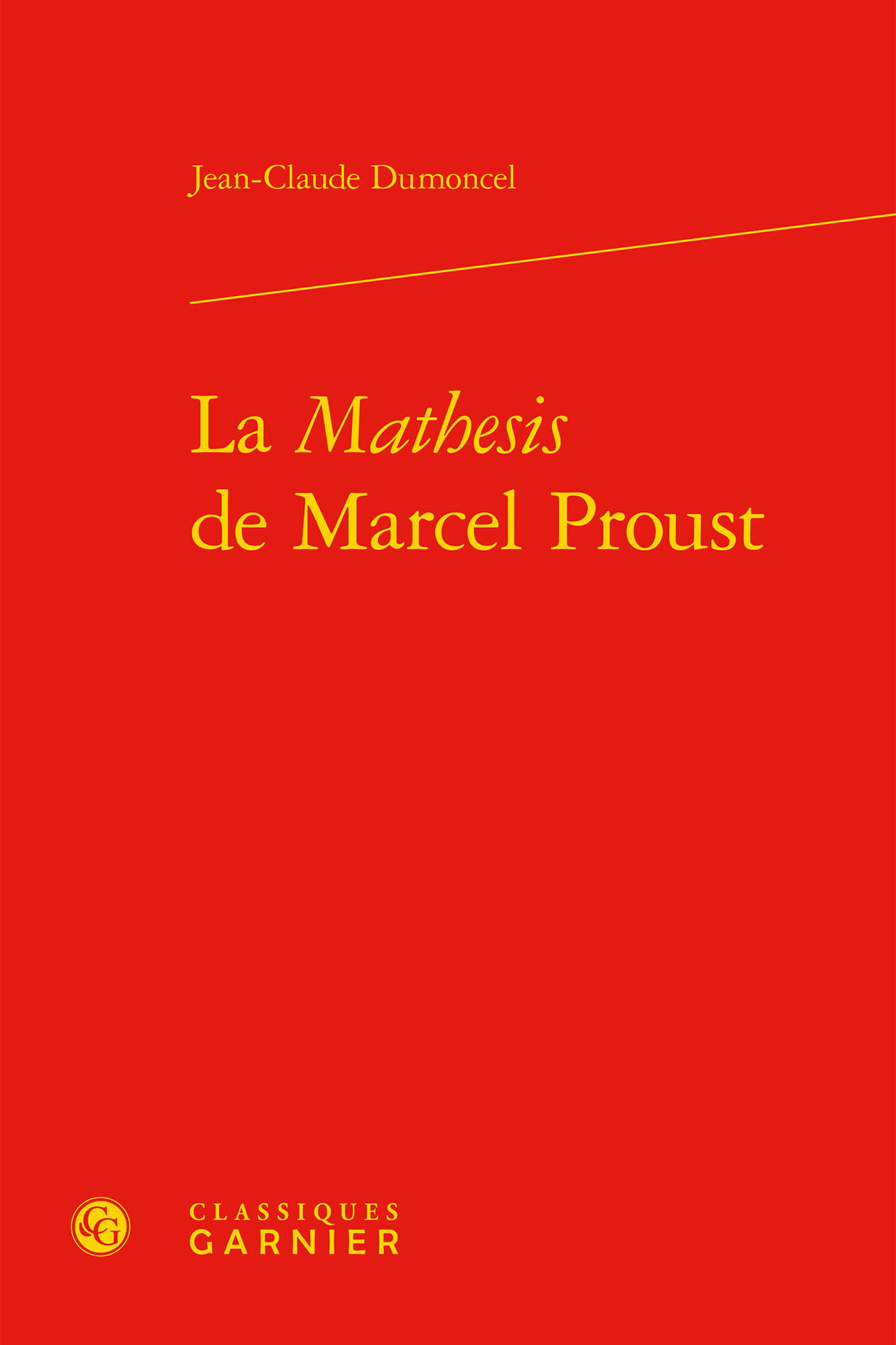 La Mathesis de Marcel Proust