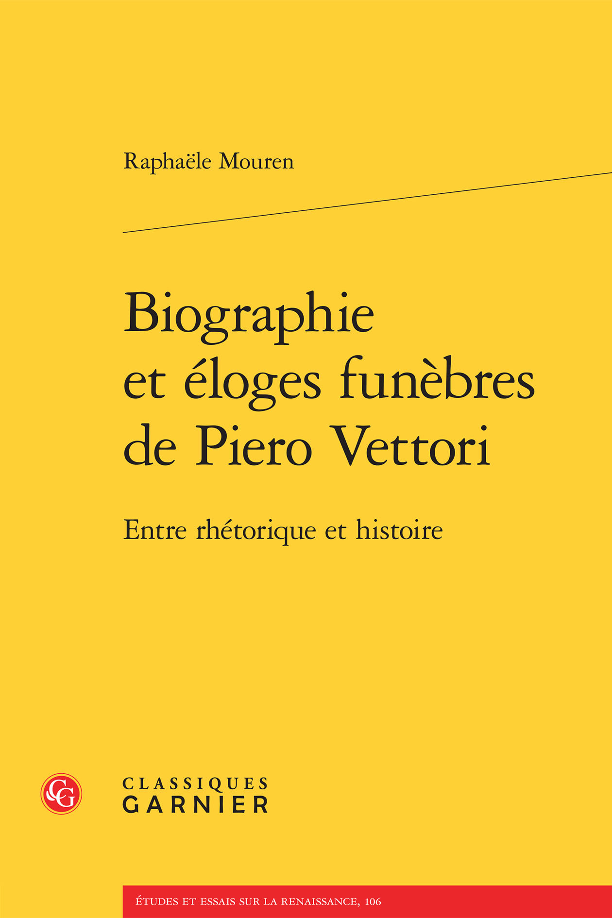 Biographie et éloges funèbres de Piero Vettori