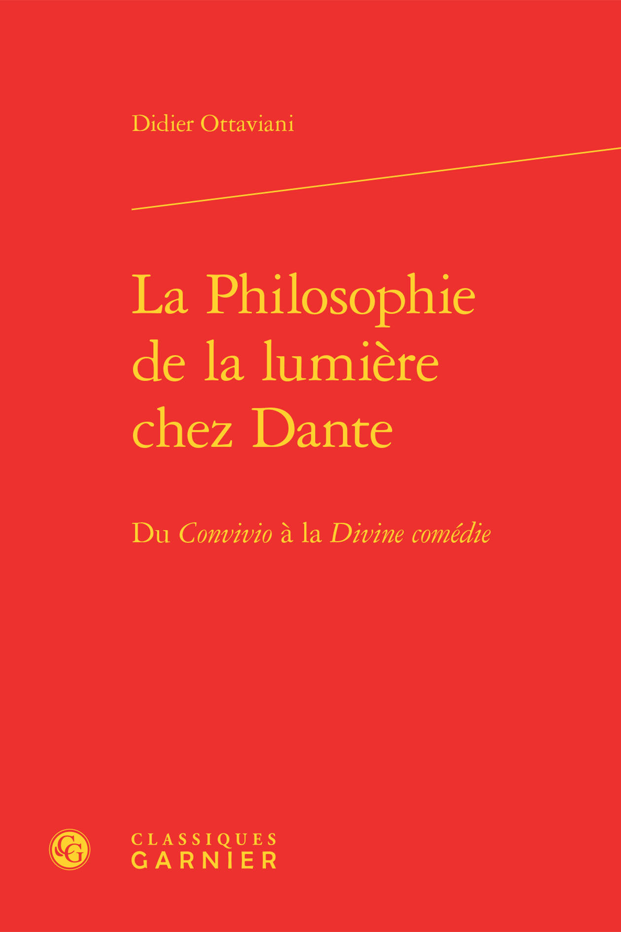 La Philosophie de la lumière chez Dante