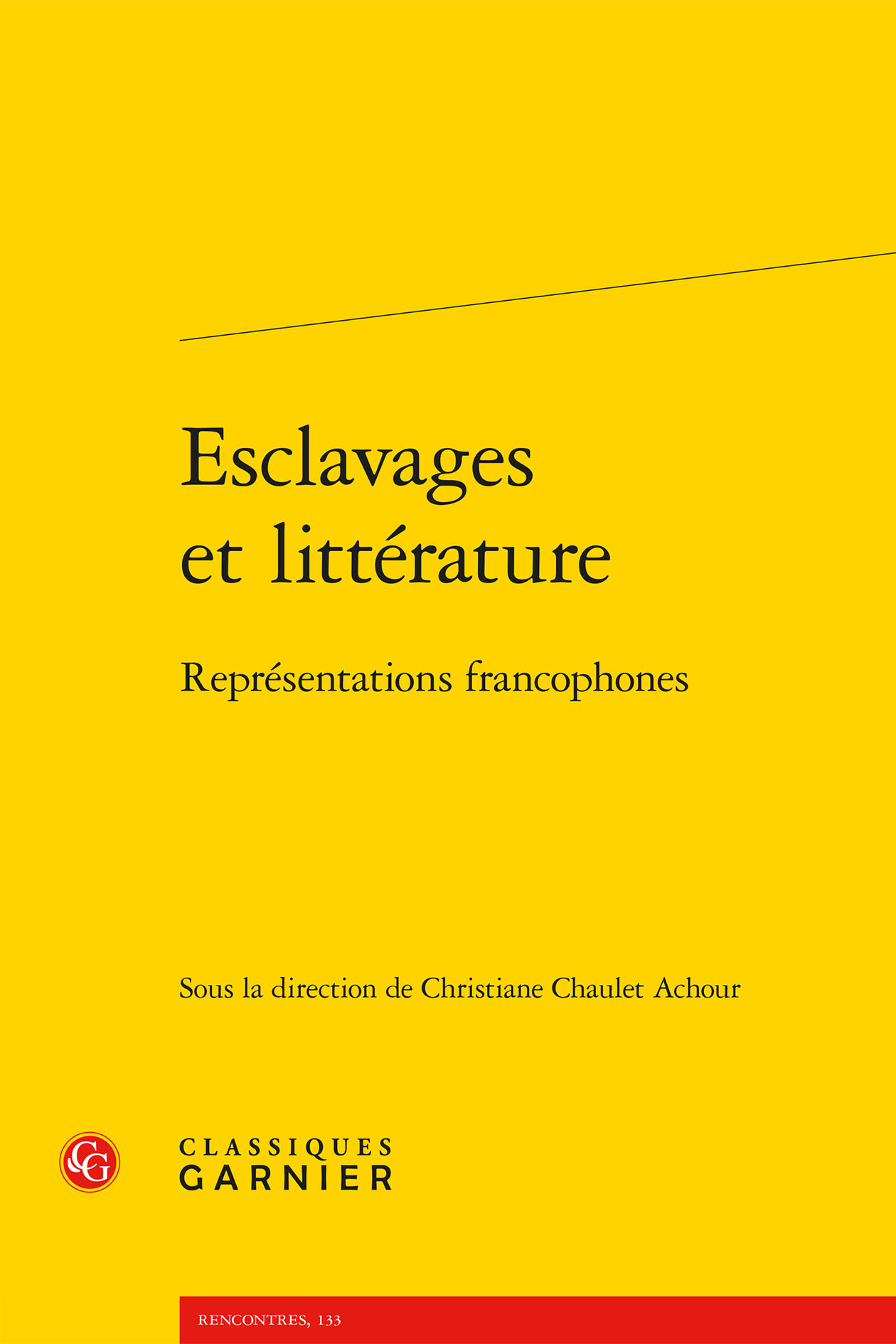 Esclavages et littérature