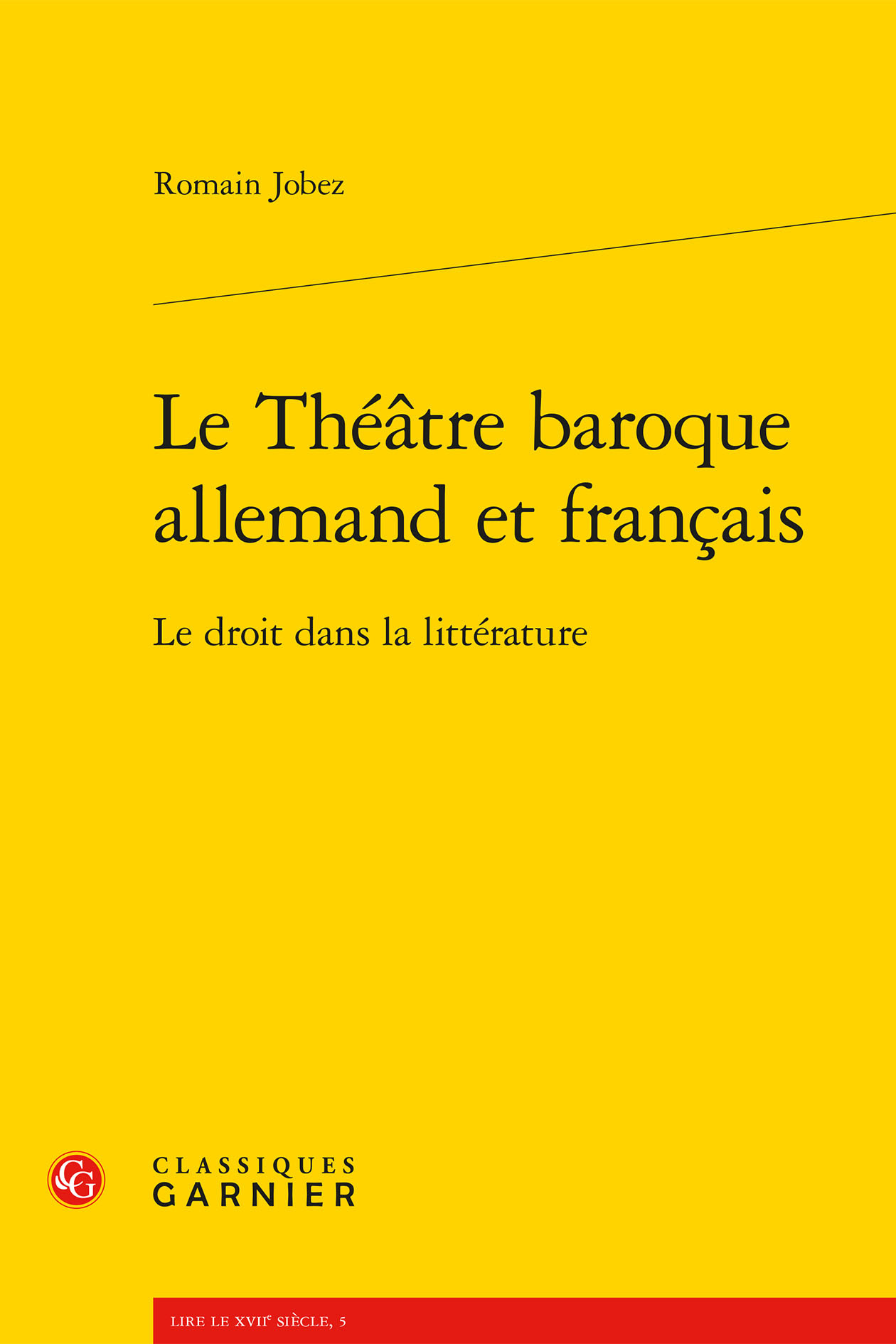 Le Théâtre baroque allemand et français