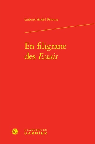 En filigrane des essais