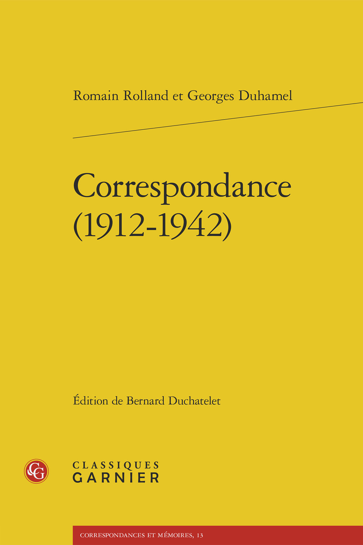 Correspondance (1912-1942)