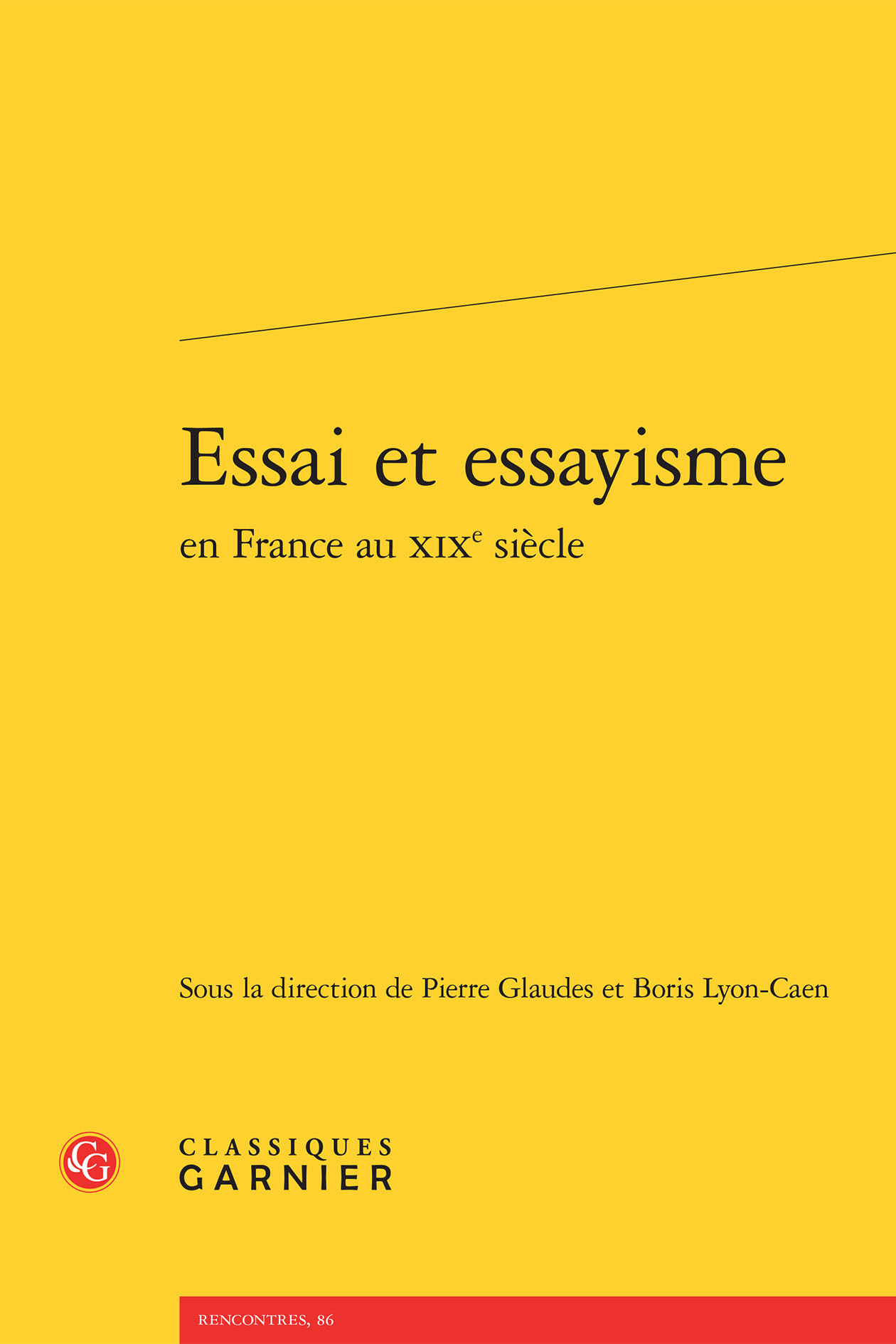 Essai et essayisme