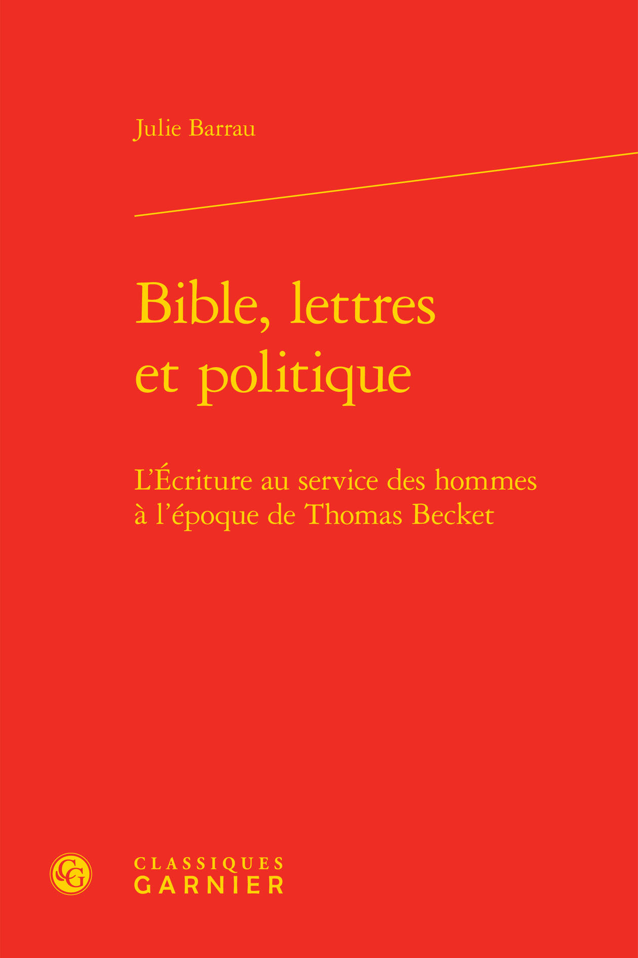 Bible, lettres et politique