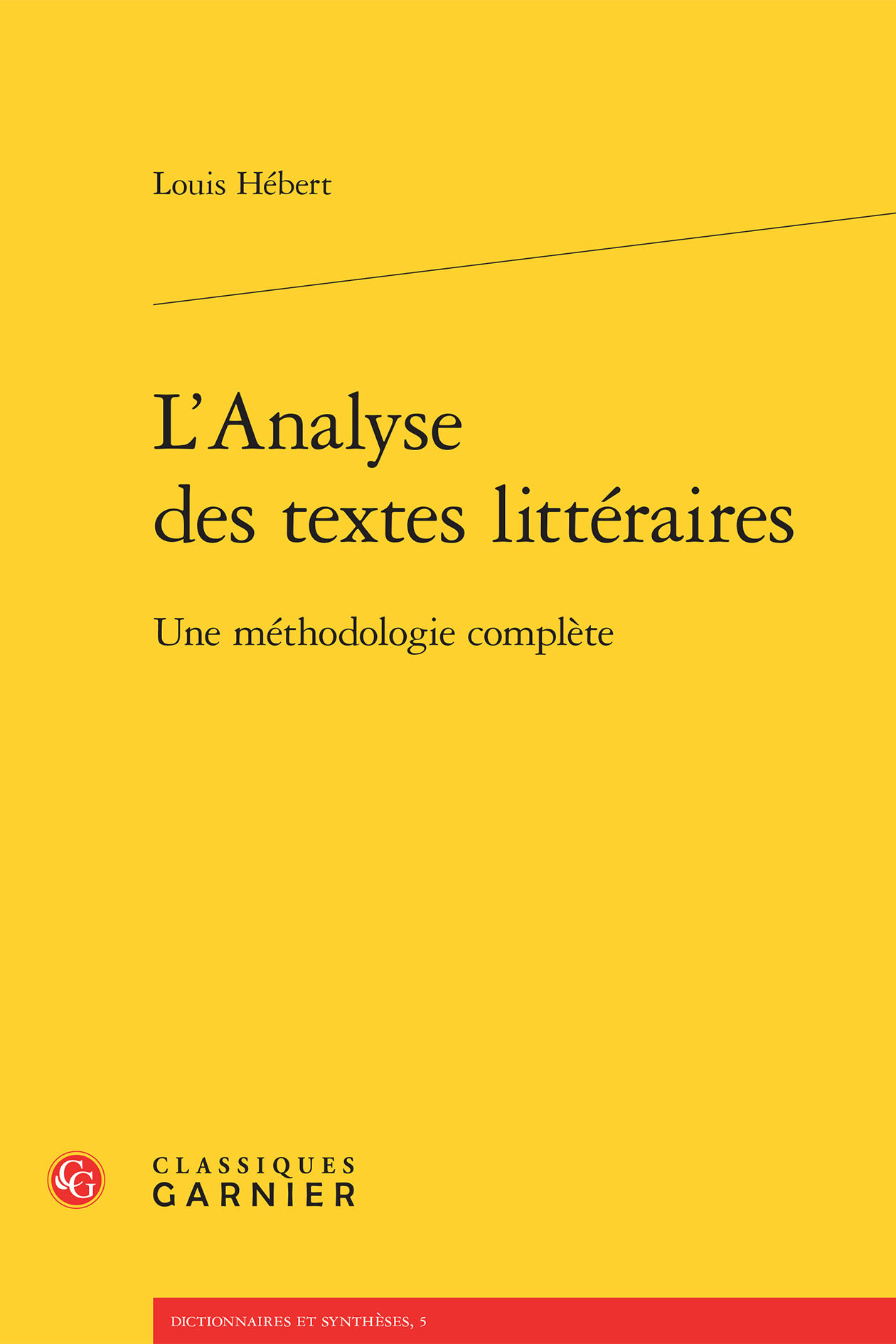 L'Analyse des textes littéraires