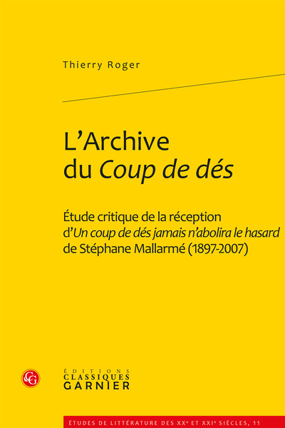 L'Archive du Coup de dés
