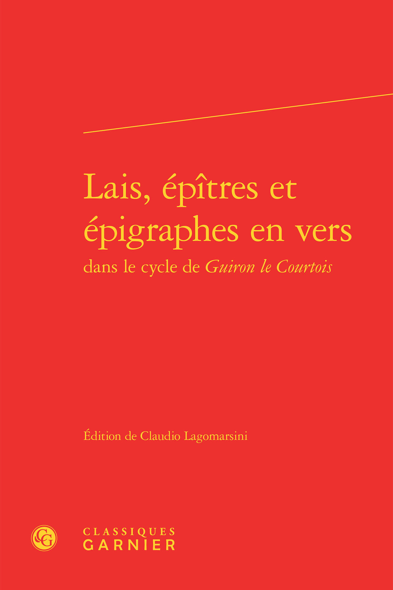 Lais, épîtres et épigraphes en vers