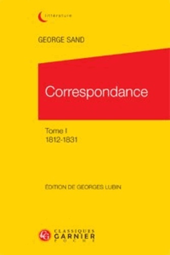 correspondance tome i 18121831
