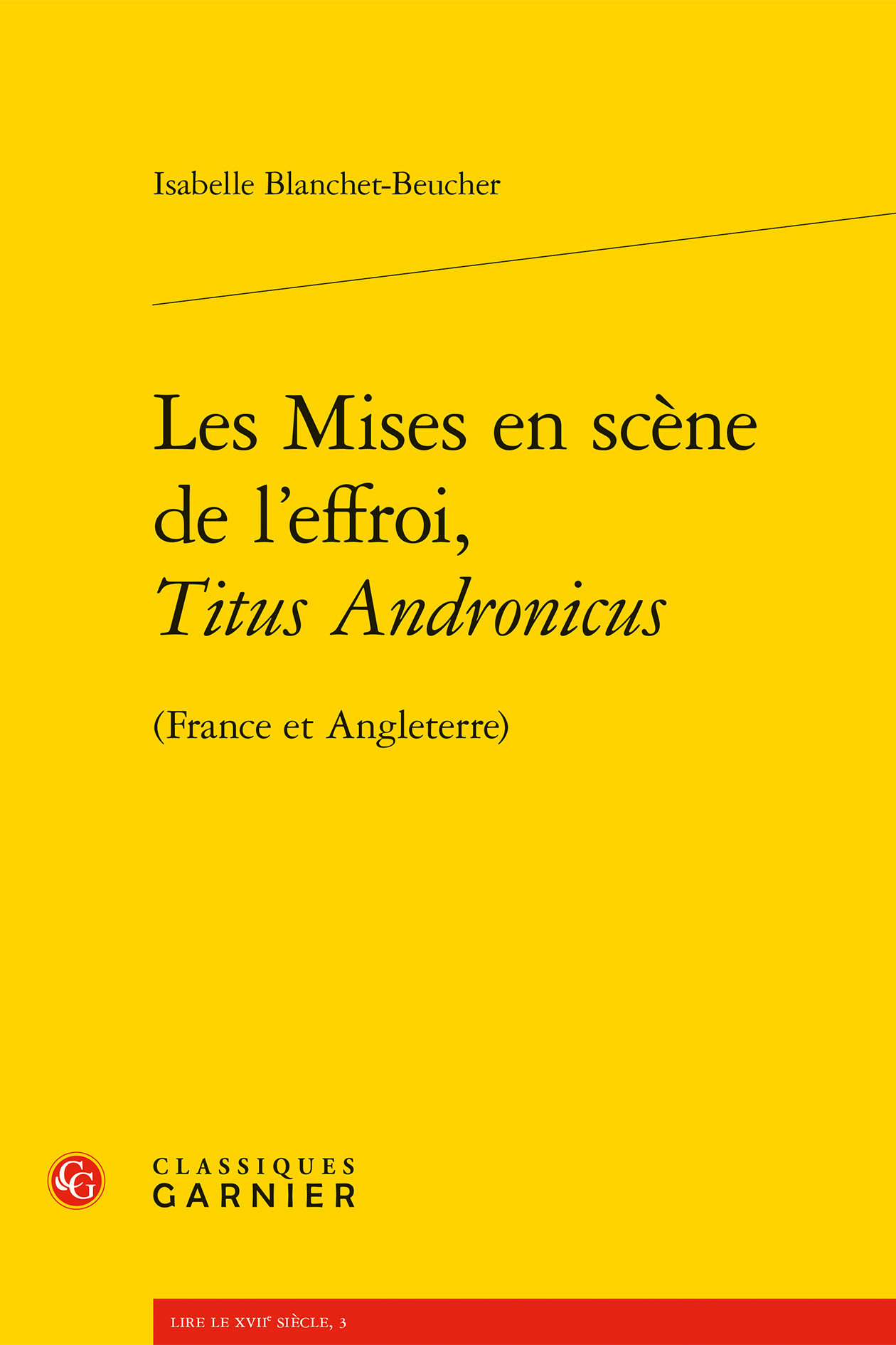 Les Mises en scène de l'effroi, Titus Andronicus
