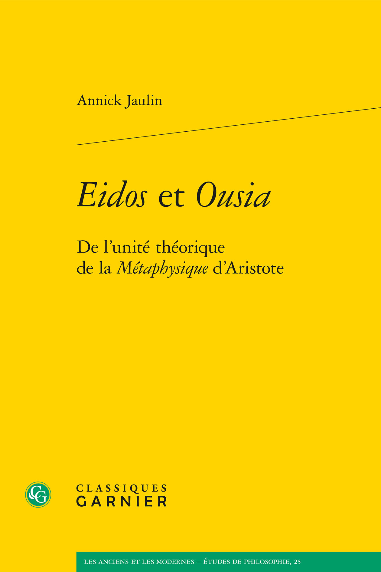 Eidos et Ousia