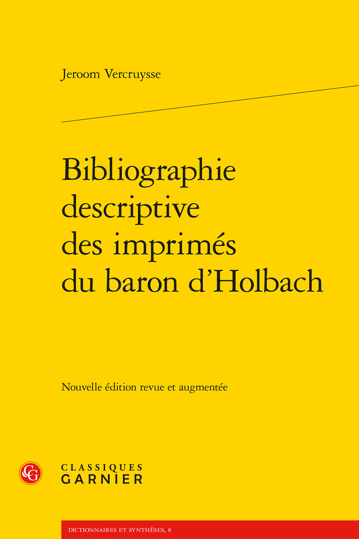 Bibliographie descriptive des imprimés du baron d'Holbach