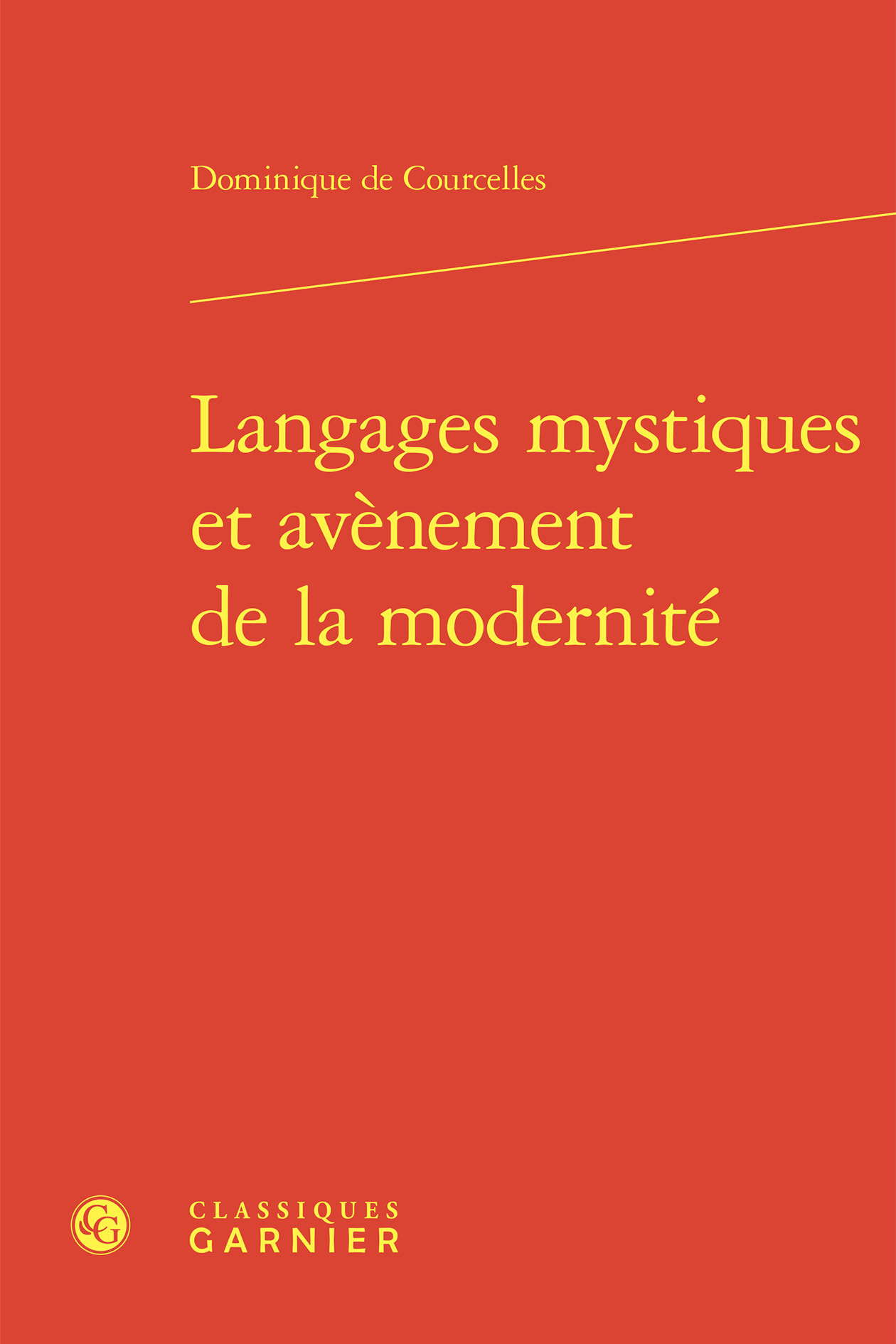 Langages mystiques et avènement de la modernité
