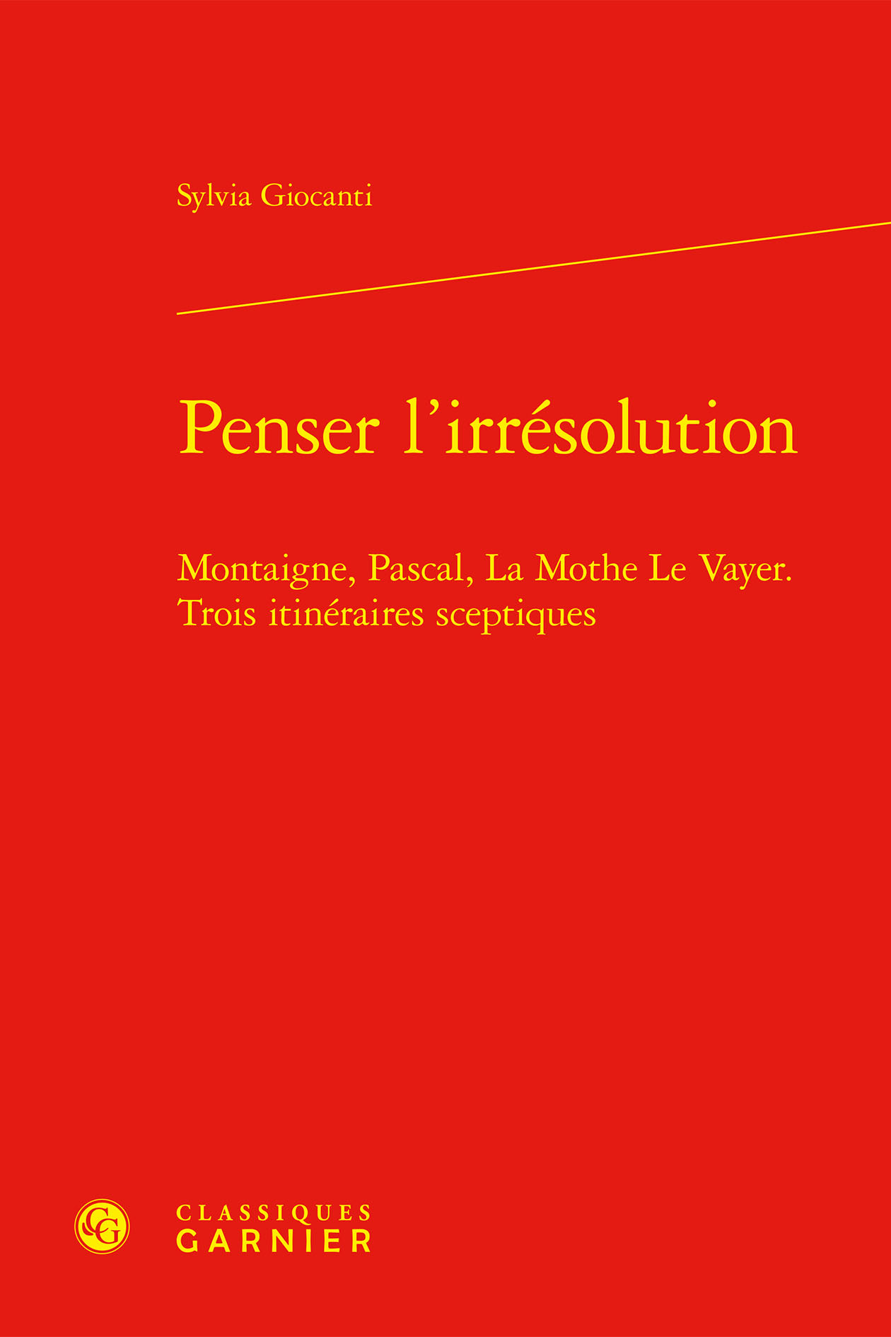 Penser l'irrésolution