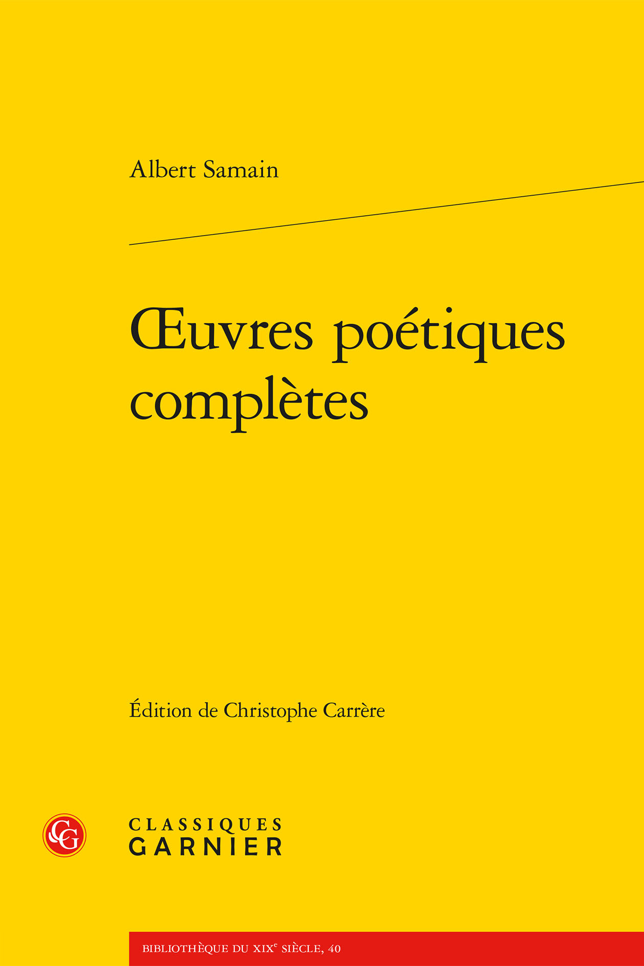 oeuvres poétiques complètes