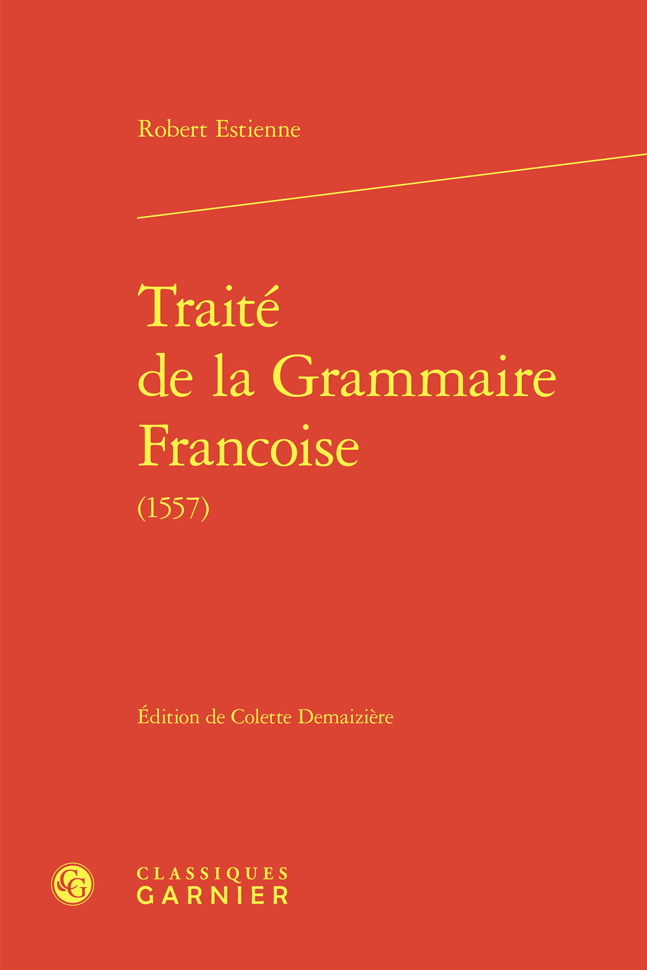 Traité de la Grammaire Francoise