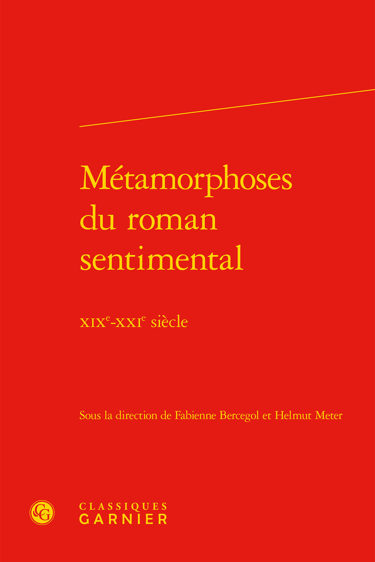Métamorphoses du roman sentimental