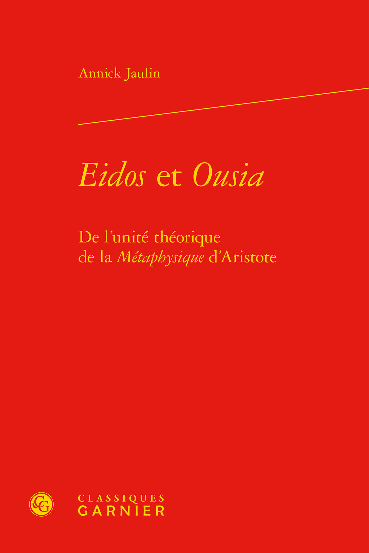 Eidos et Ousia