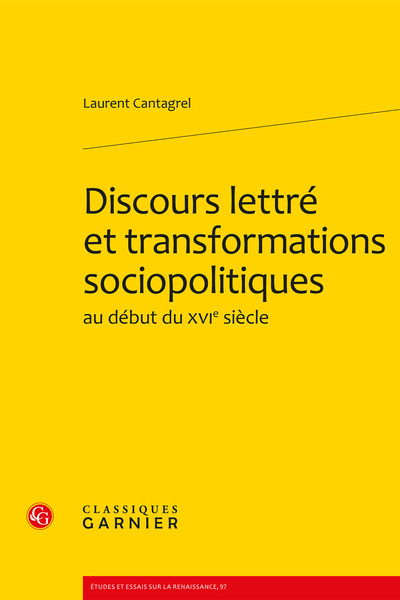 Discours lettré et transformations sociopolitiques