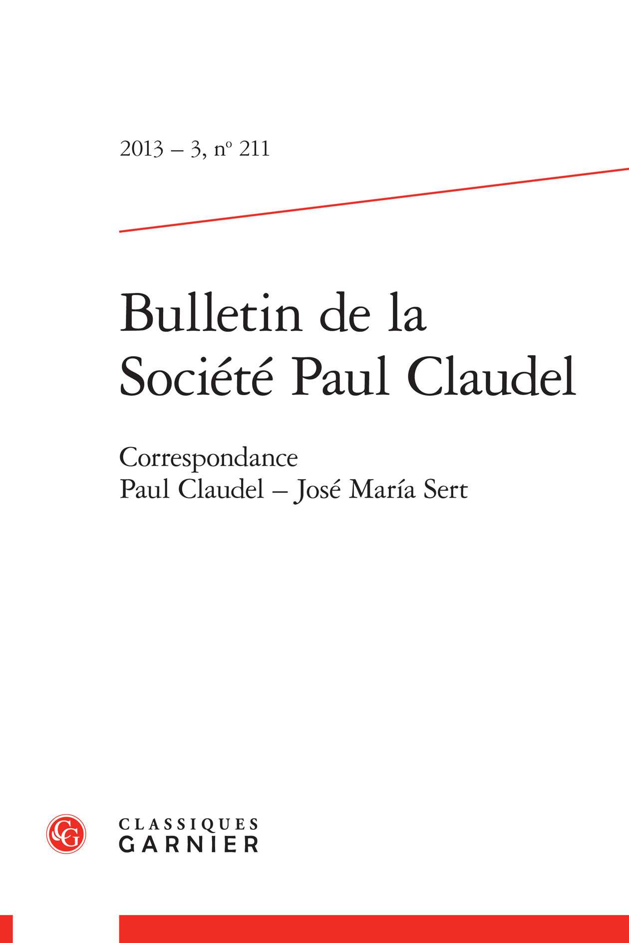 Bulletin de la Société Paul Claudel
