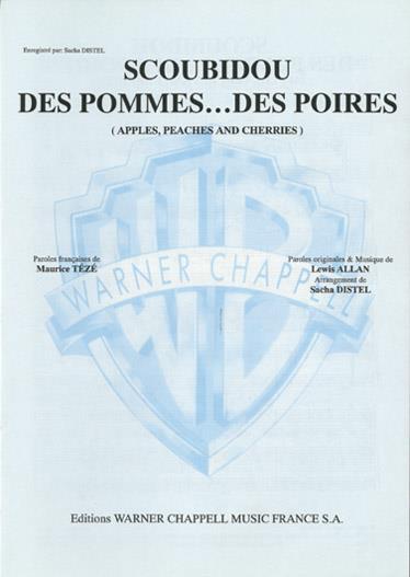 SACHA DISTEL : SCOUBIDOU, DES POMMES... DES POIRES