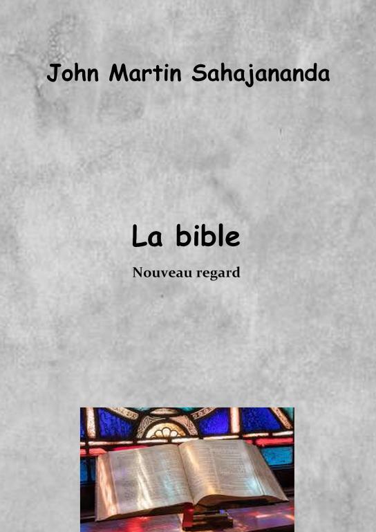La bible- Nouveau regard