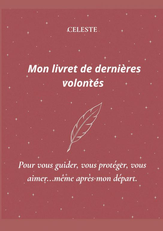 Mon livret de dernières volontés(rose)