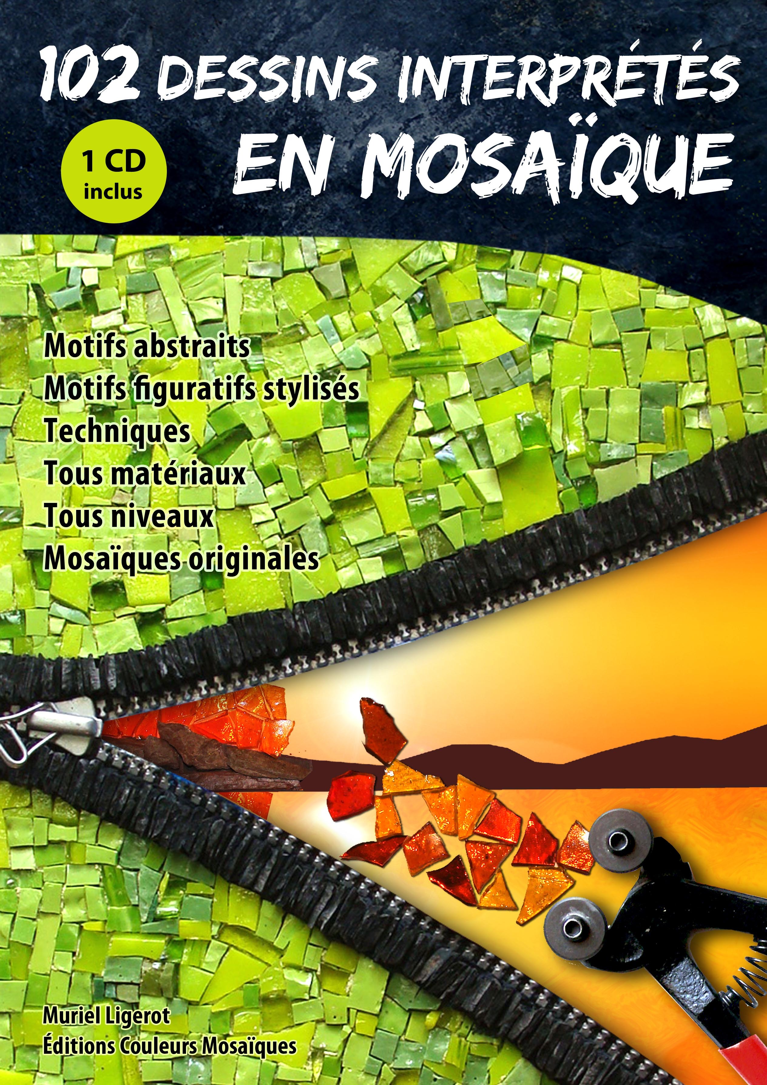 102 dessins interprétés en mosaïque