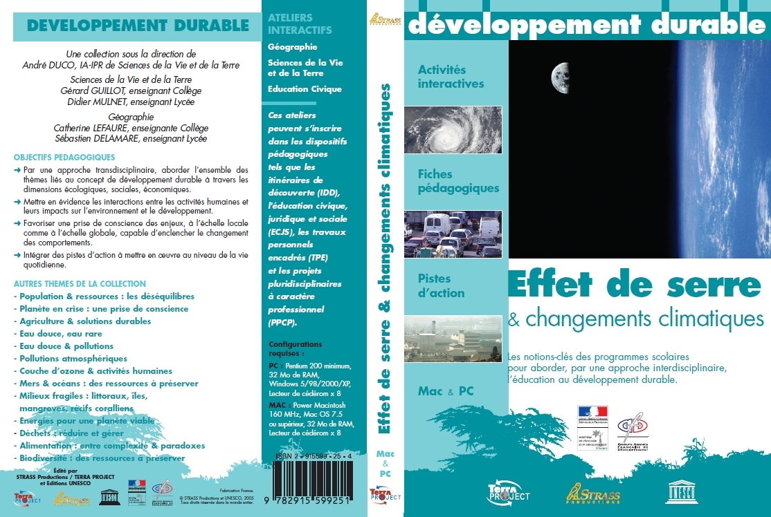 Effet de serre & changements climatiques - Les Enjeux du D. D 14CD - Licence Bibliothèque+prêt