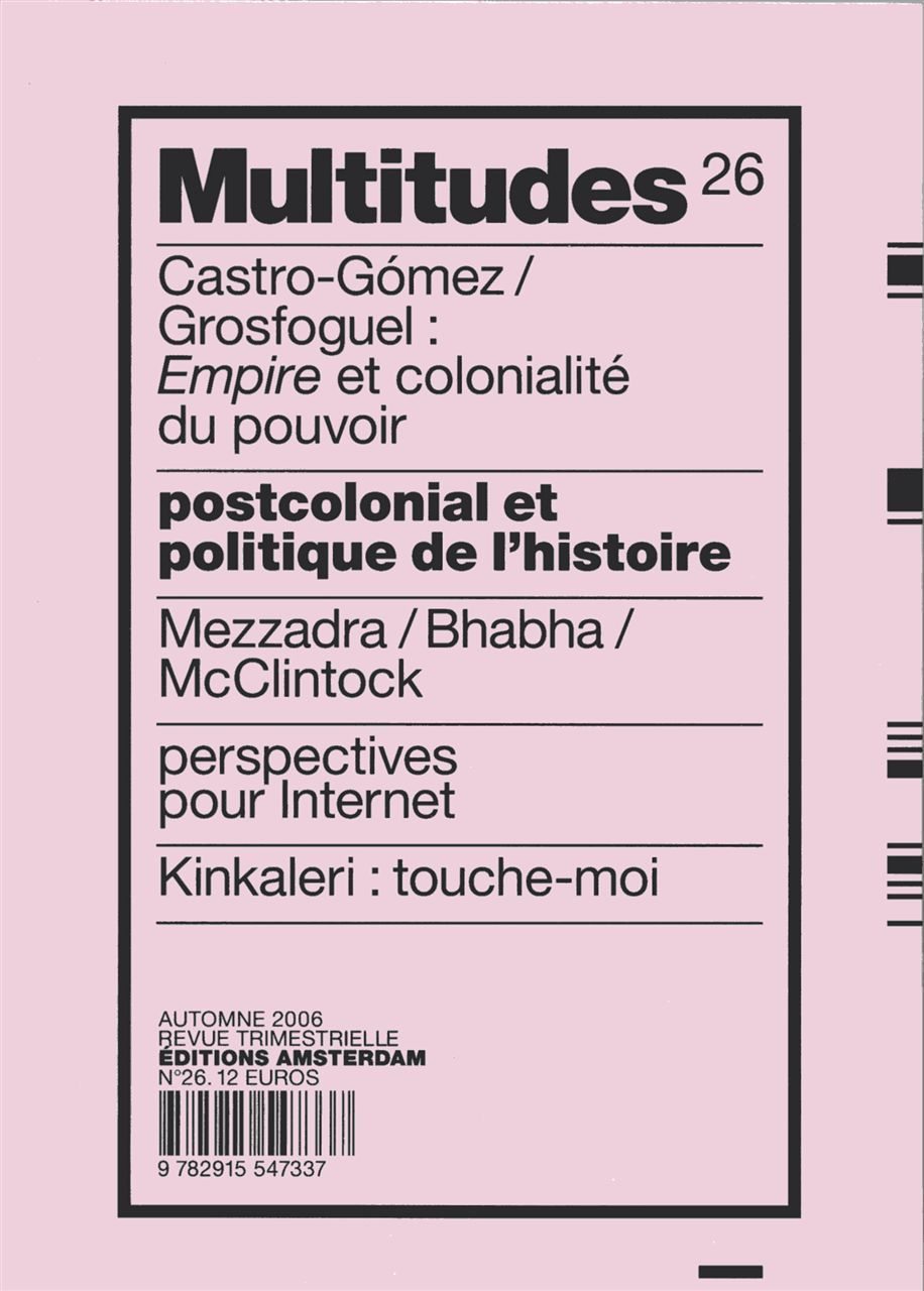 Multitudes N°26 / Le Postcolonial
