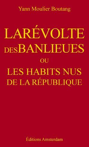 La Révolte des banlieues