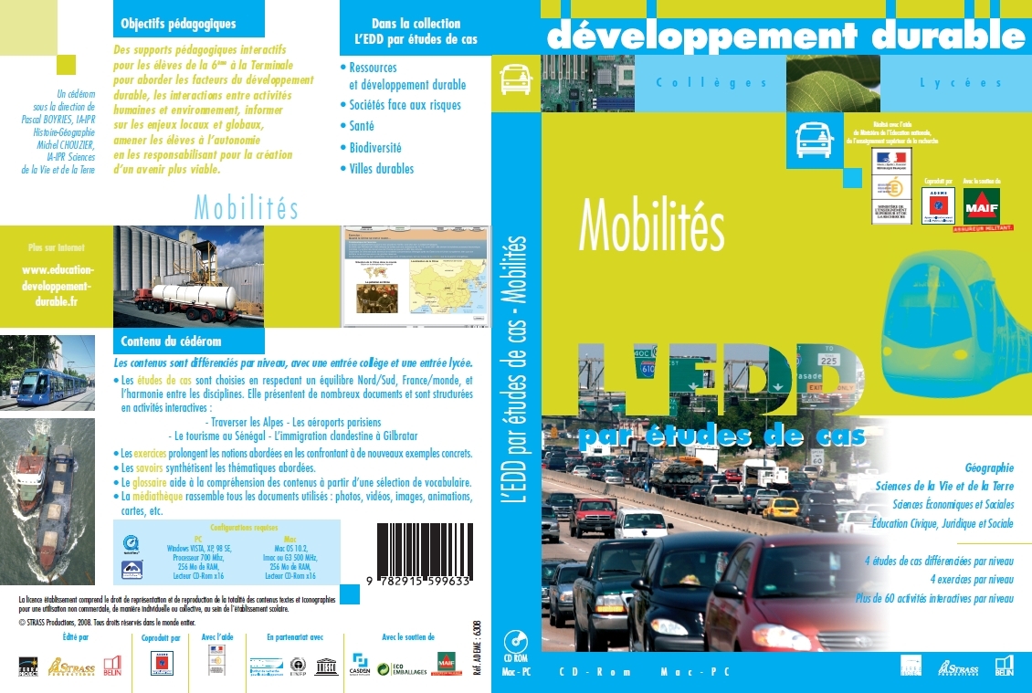 Mobilités - L'EDD par étude de cas 6 CDRom - Licence Bibliothèque+prêt