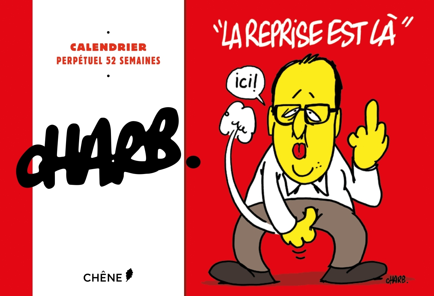 Calendrier 52 semaines Charb