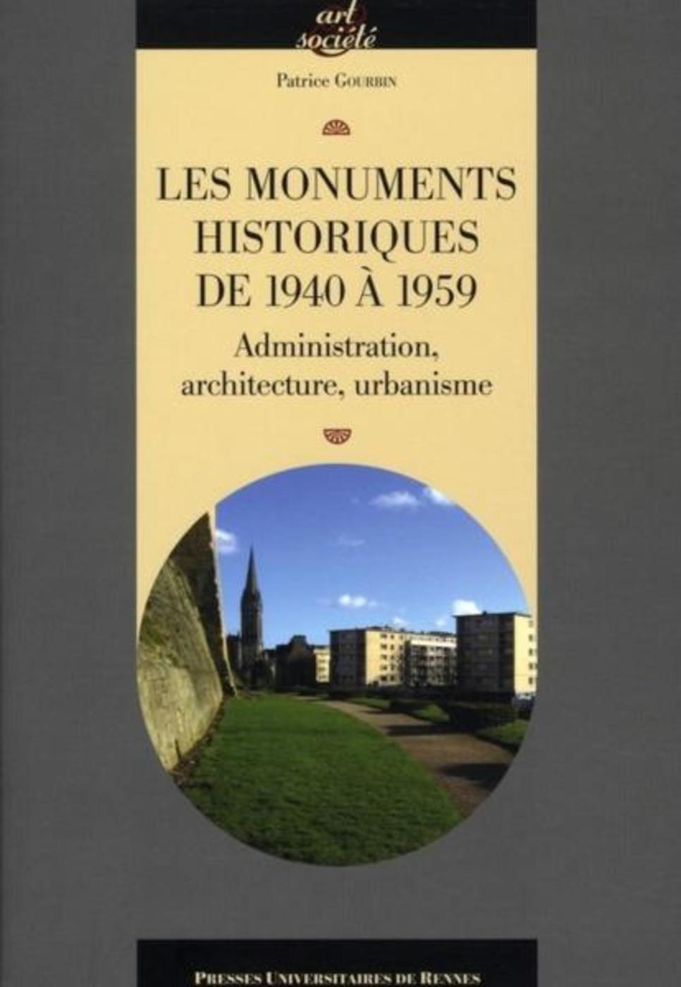 MONUMENTS HISTORIQUES DE 1940 A 1959