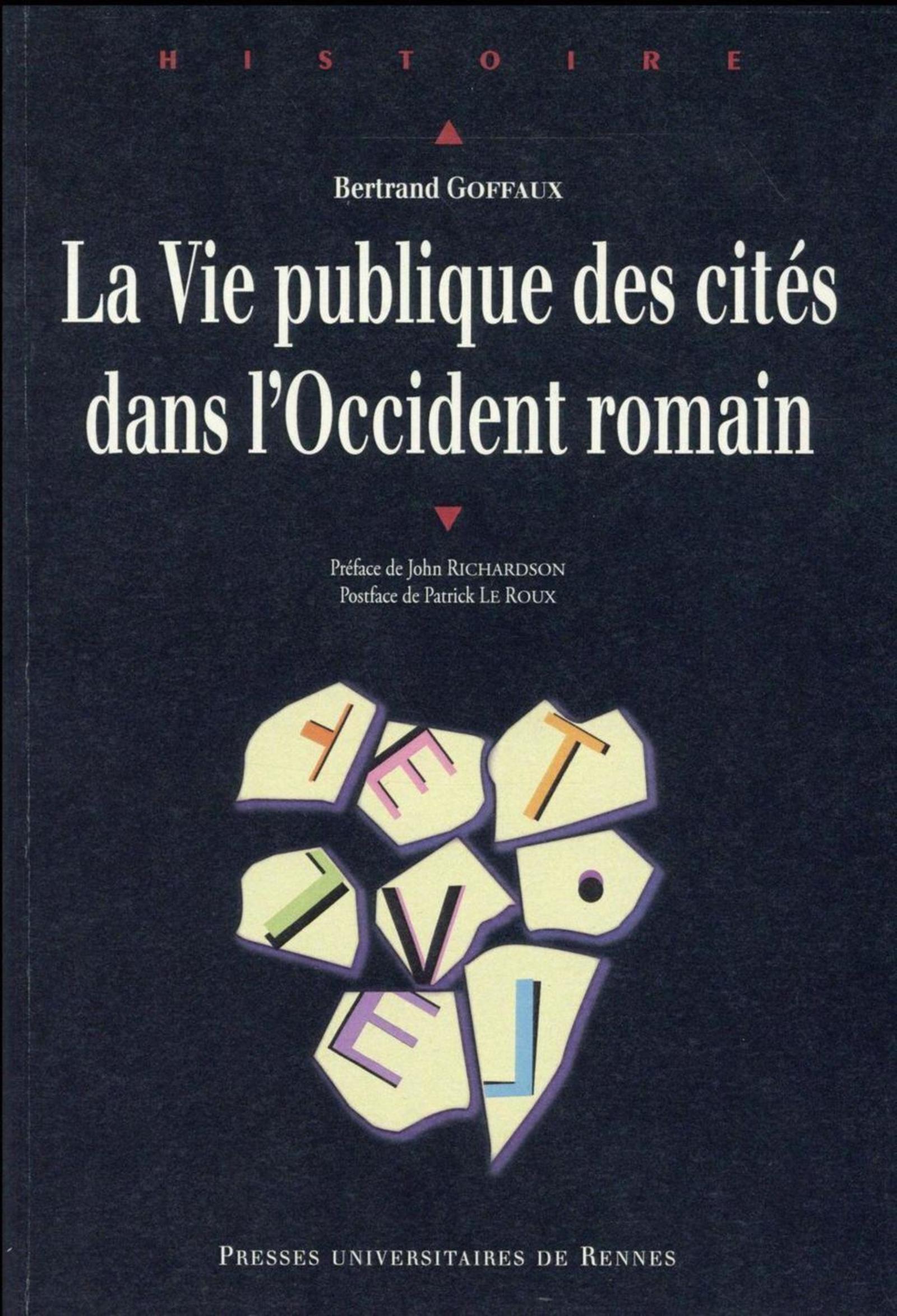 La vie publique des cités dans l'Occident romain