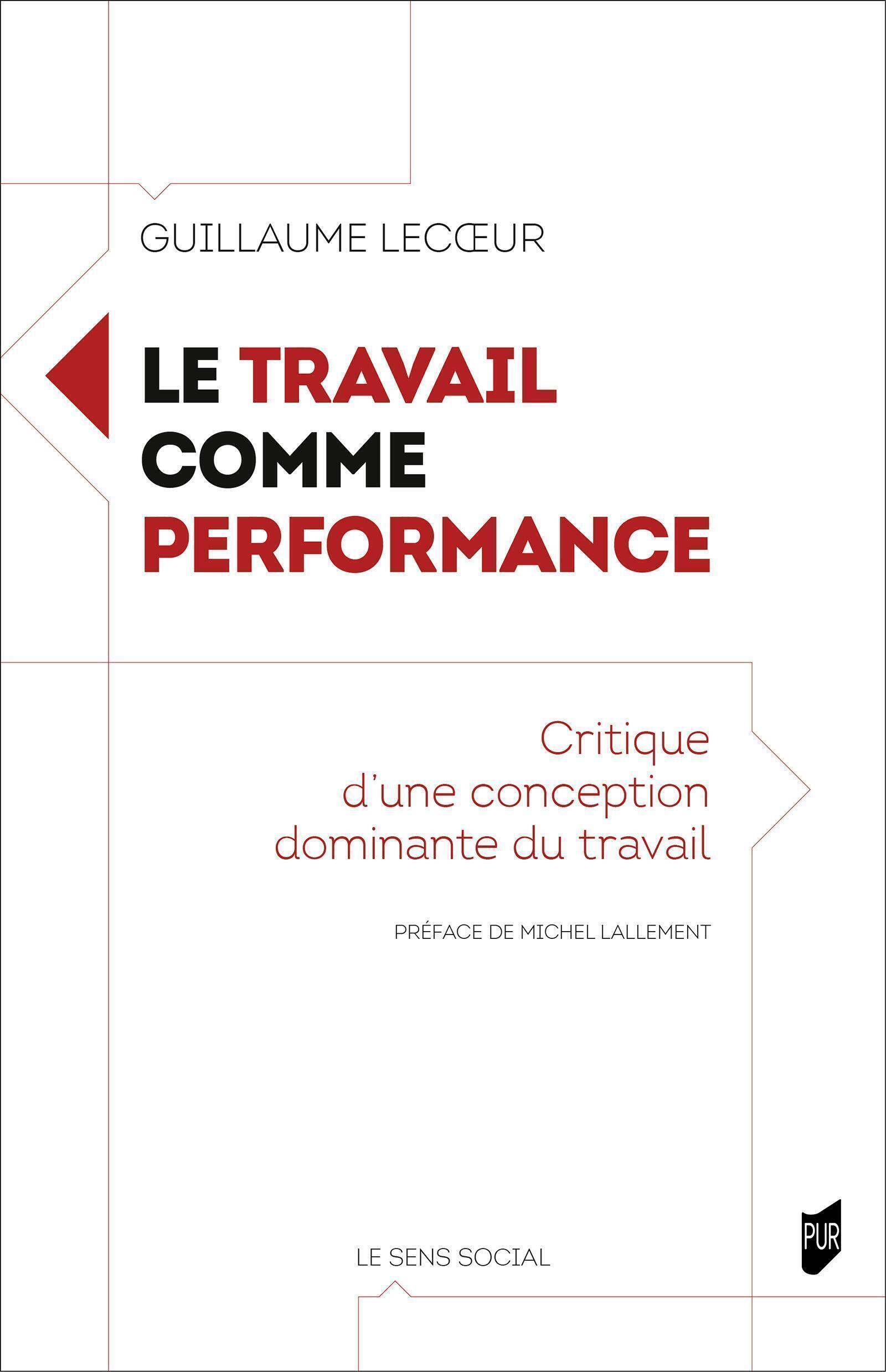 Le travail comme performance