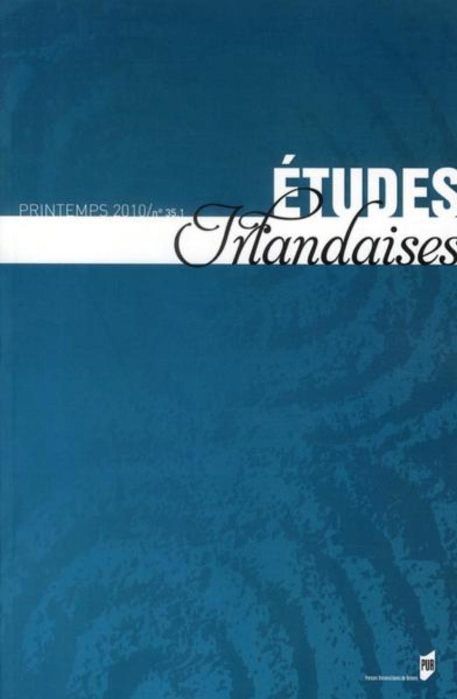 Etudes irlandaises 35 1